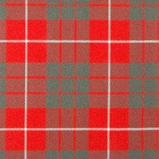 Hamilton Red Weathered 16oz Tartan Fabric By The Metre